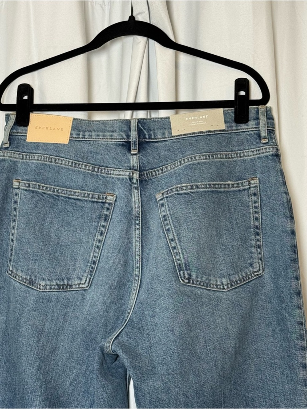Everlane Way High Jean Distressed Raw Hem High Rise 31 NWT - Picture 11 of 15